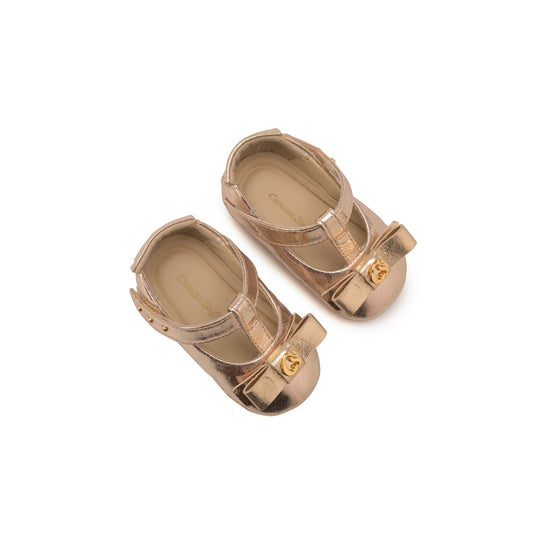 Ballerina Baby Golden Bow