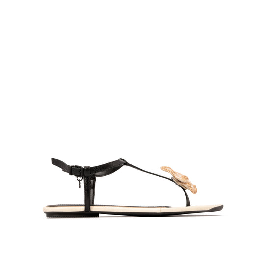 Sandalia Flat Negro