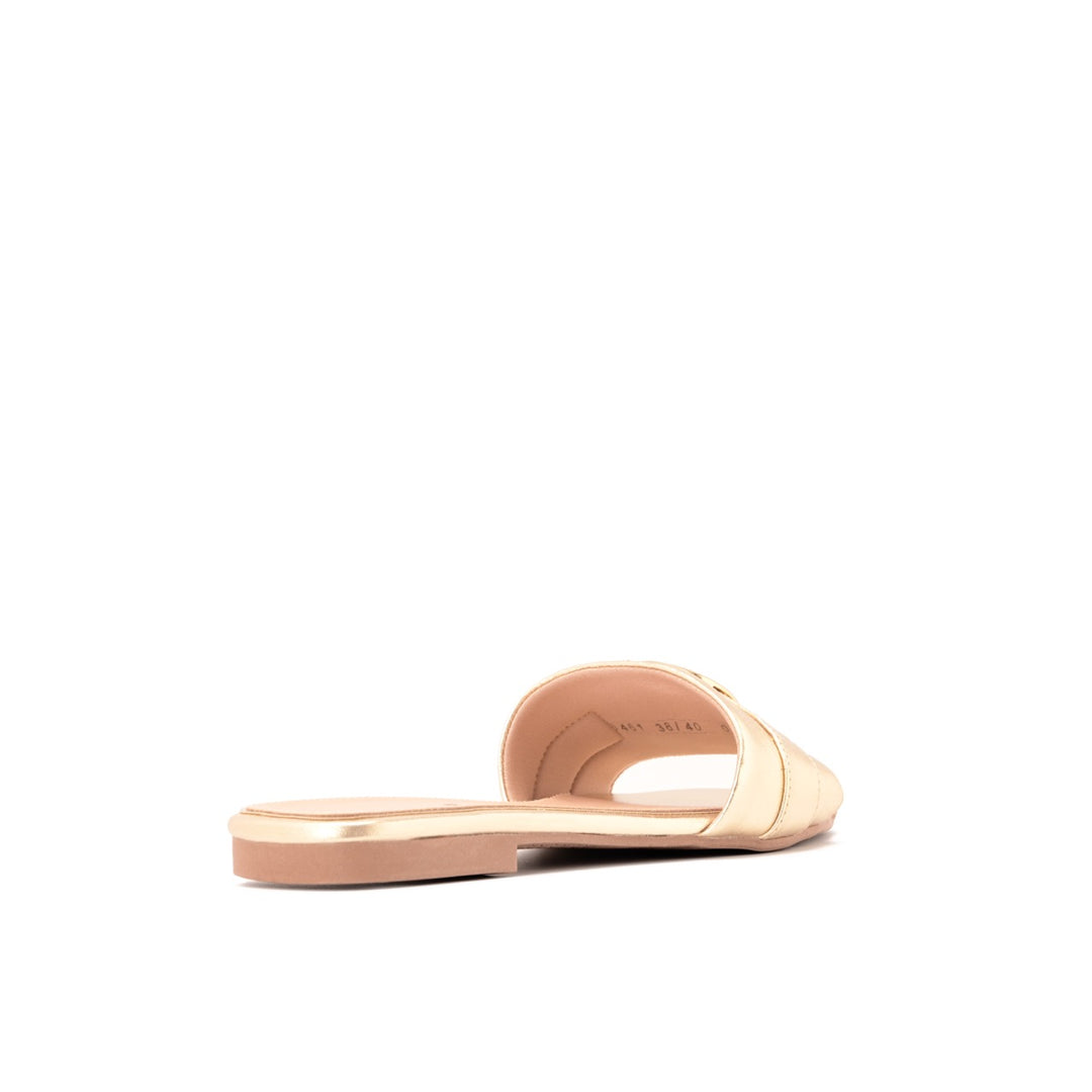 Sandalia Flat Madeleine Dorado