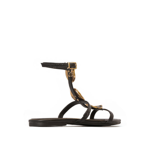 Sandalia Flat Negro