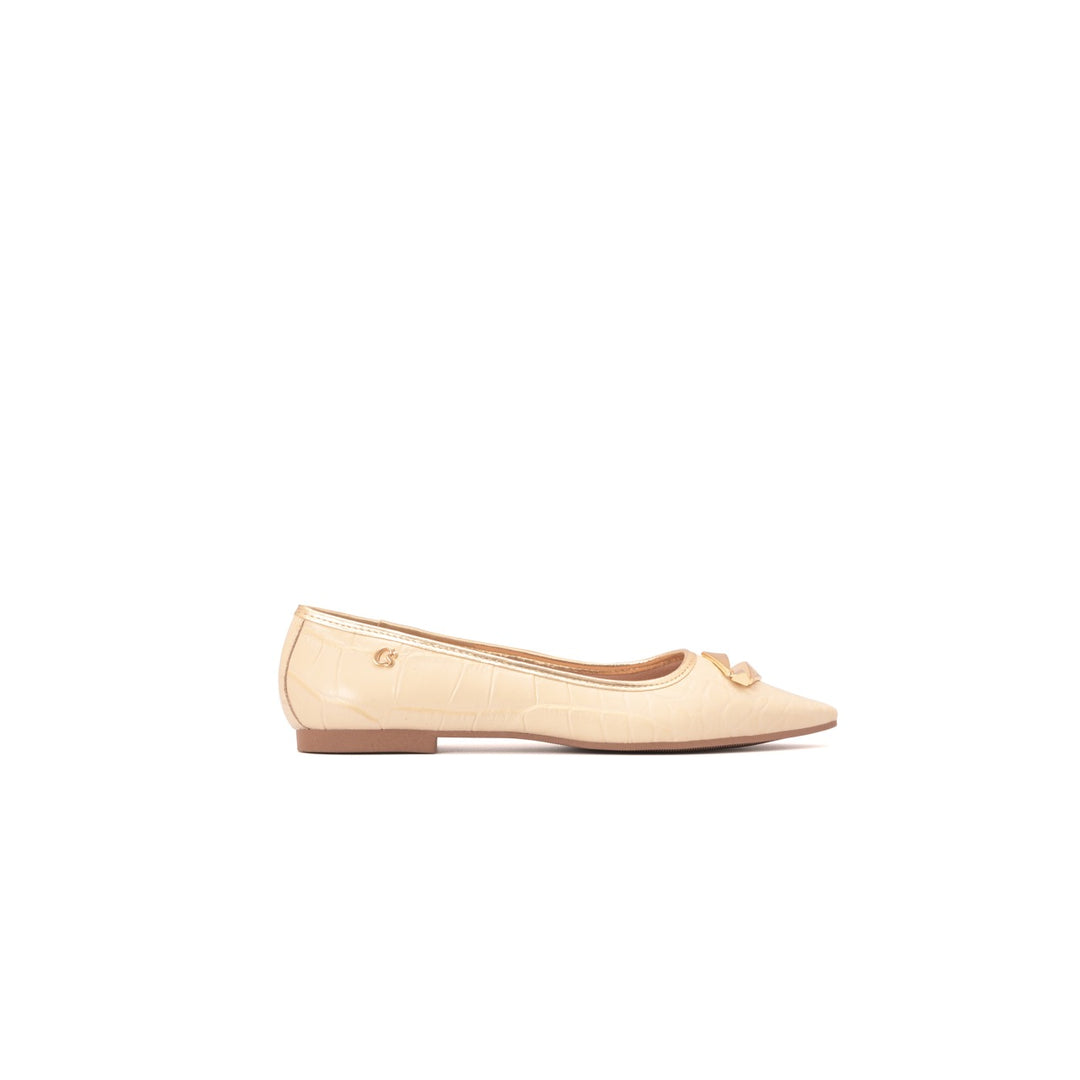 Ballerina Madeleine Beige Mantequilla