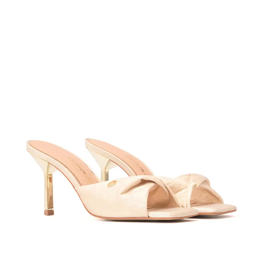 Sandalia Mule Verona Dorada