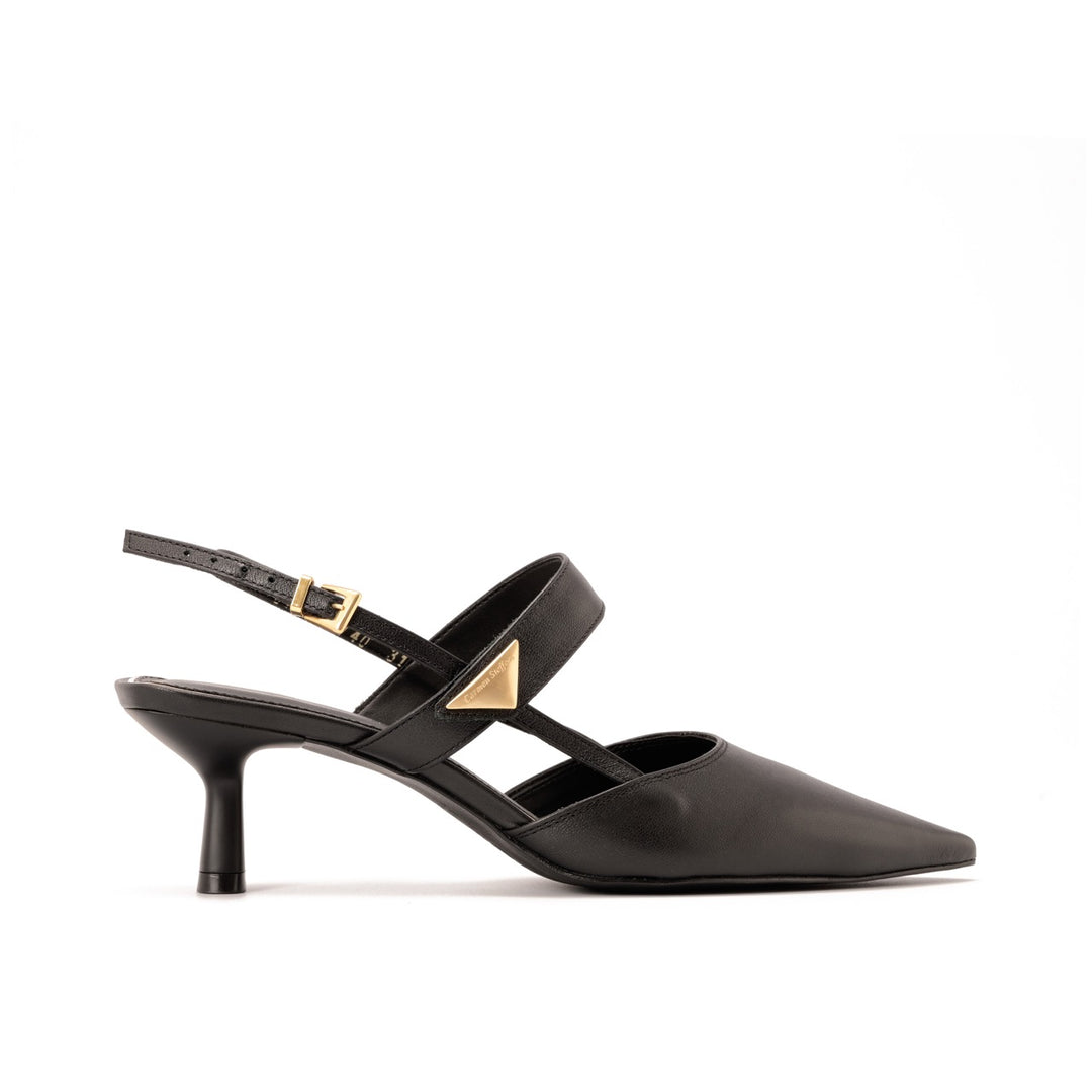 Slingback Madeleine Negro