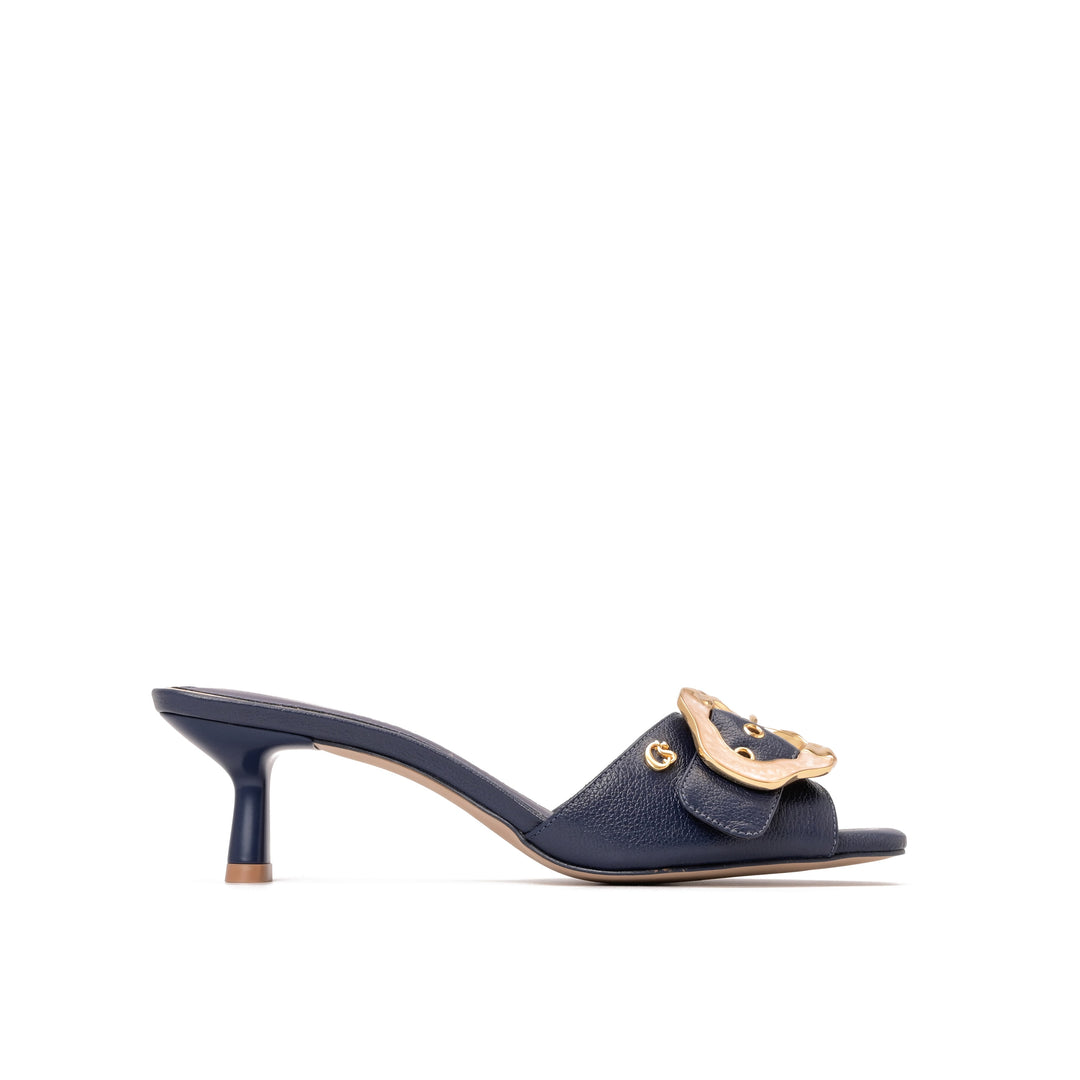 Sandalia Mule Azul Dives
