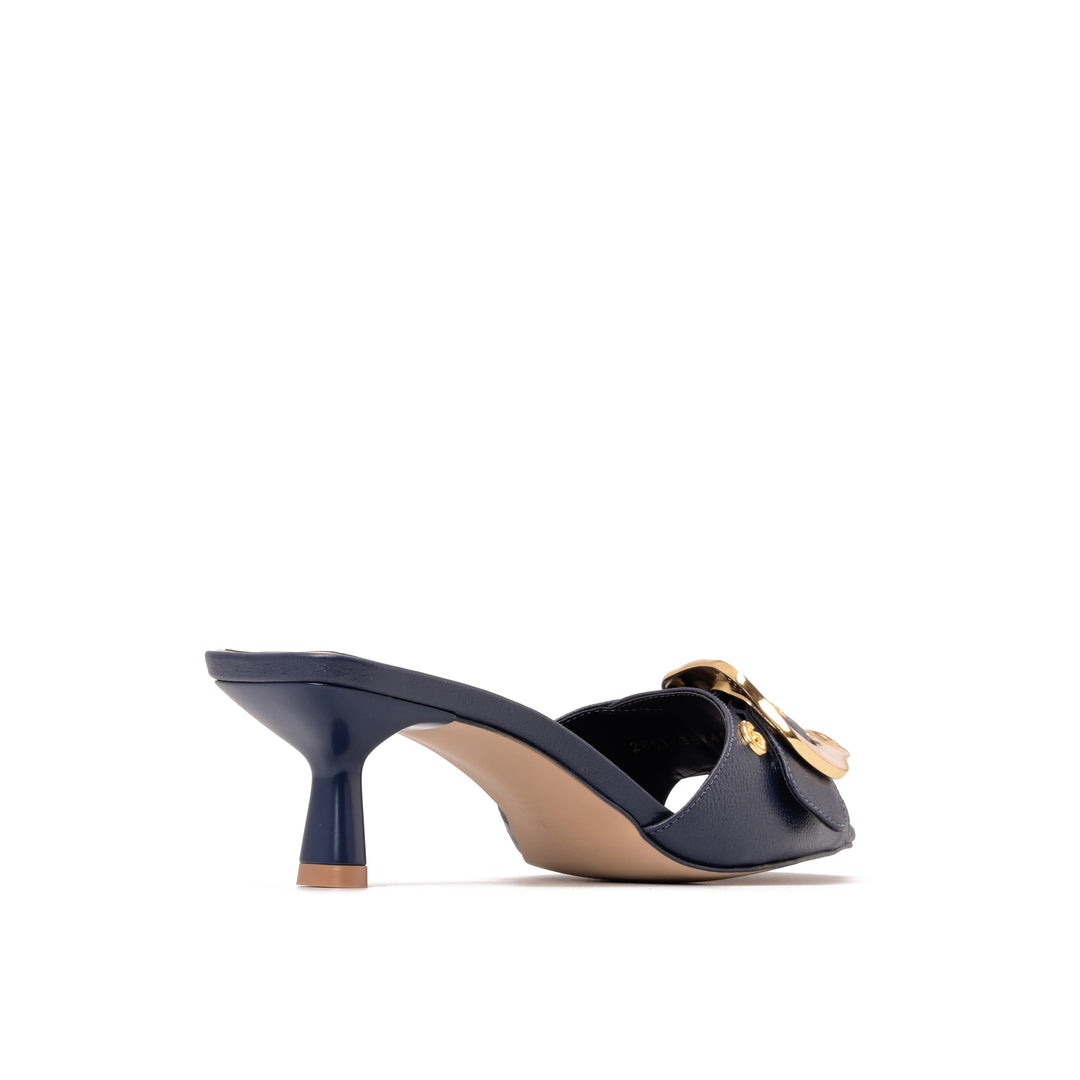 Sandalia Mule Azul Dives