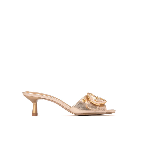 Sandalia Mule Golden Bloom