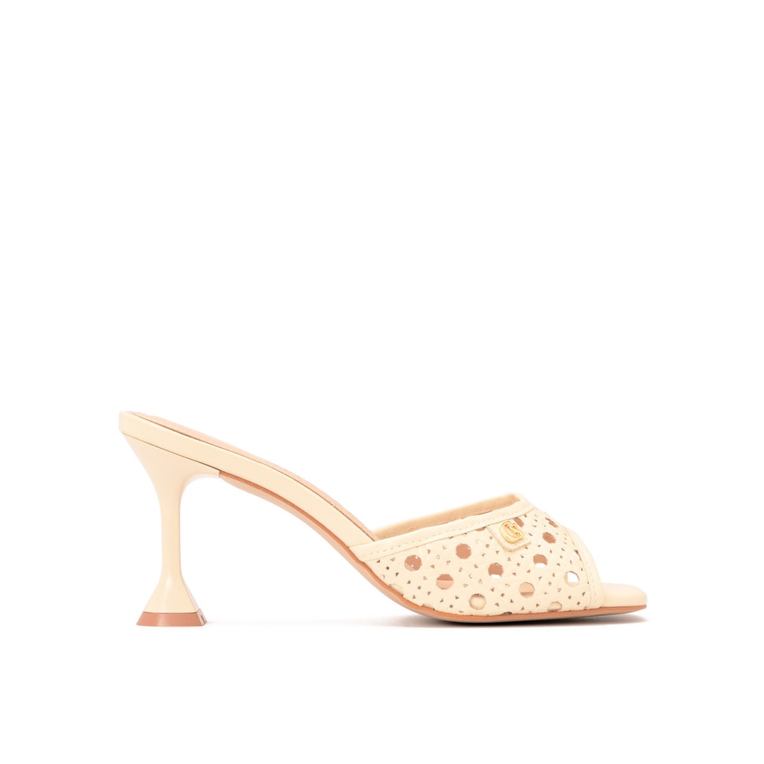 Mule Aurora Beige Mantequilla