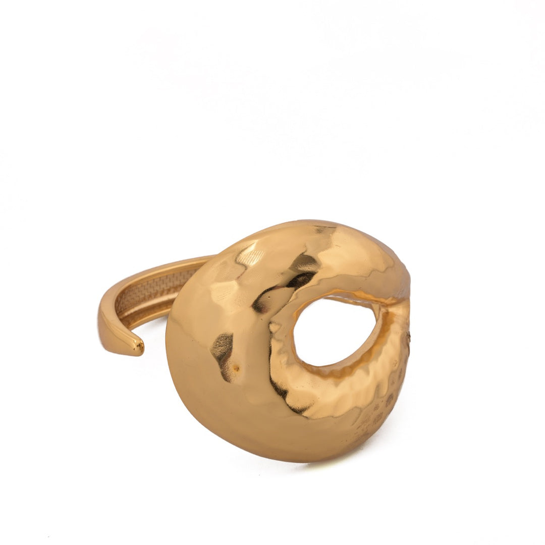 Brazalete Dorado Escultórico