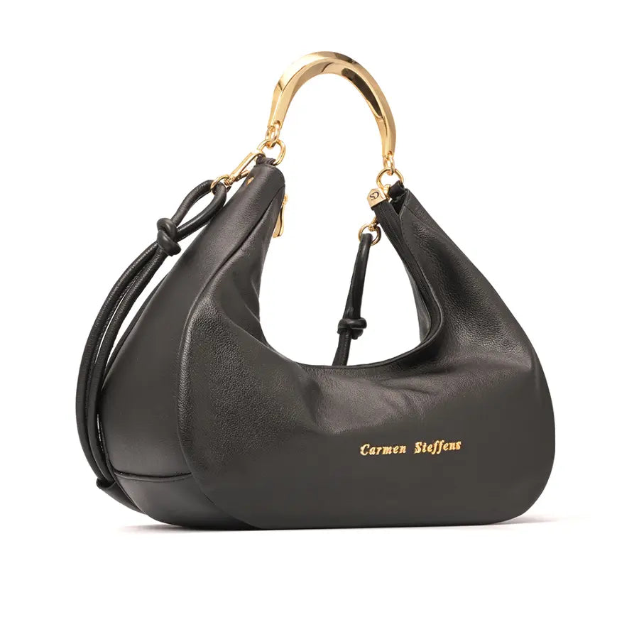 Bolsa Noir Golden Hobo