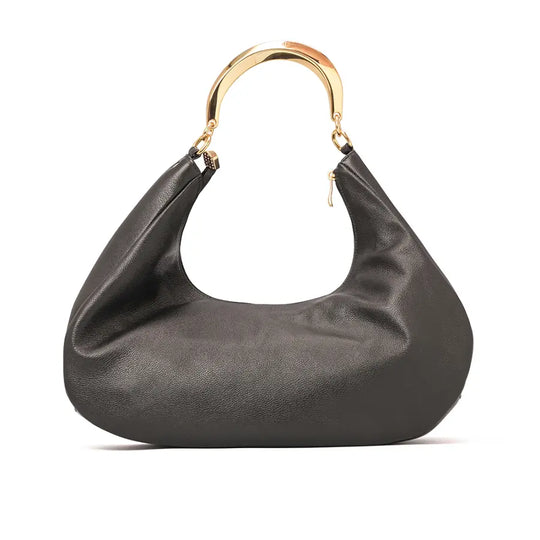 Bolsa Noir Golden Hobo