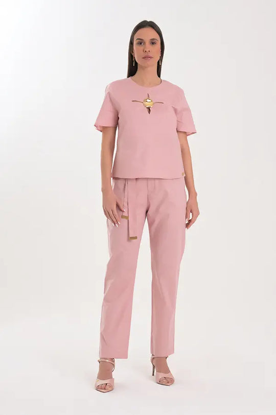 Blusa Rosé Atelier