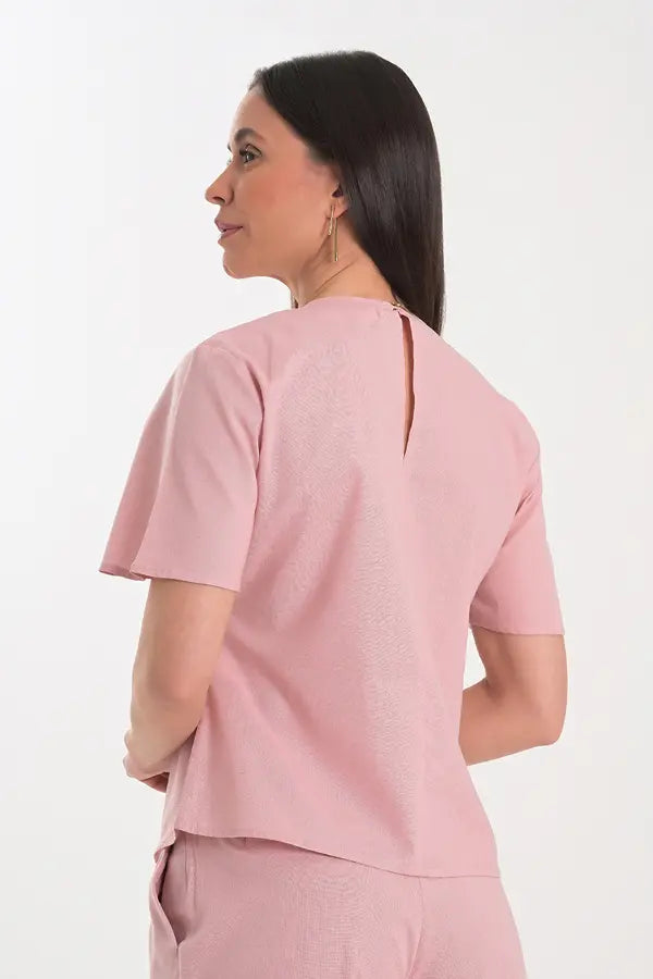Blusa Rosé Atelier