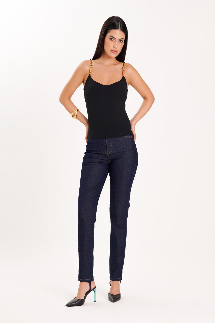 Blusa de Tirantes Negro