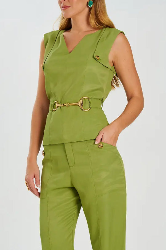 Blusa Riviera Tailored Chic