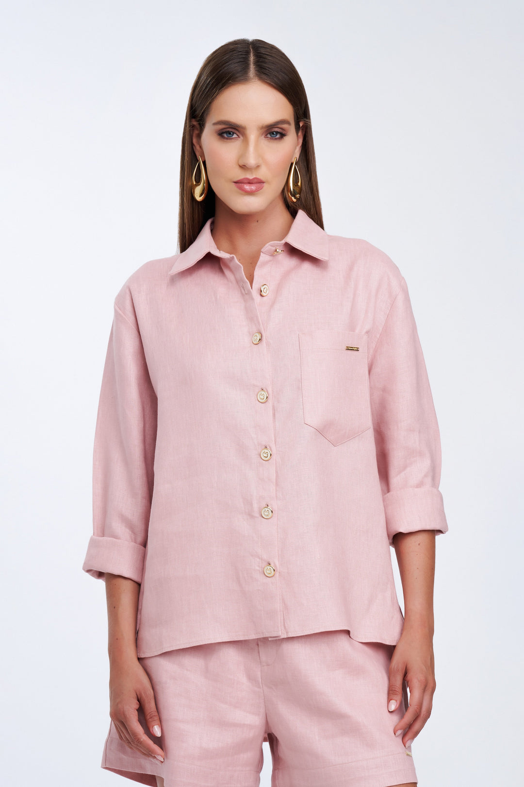Camisa Rosé Atelier