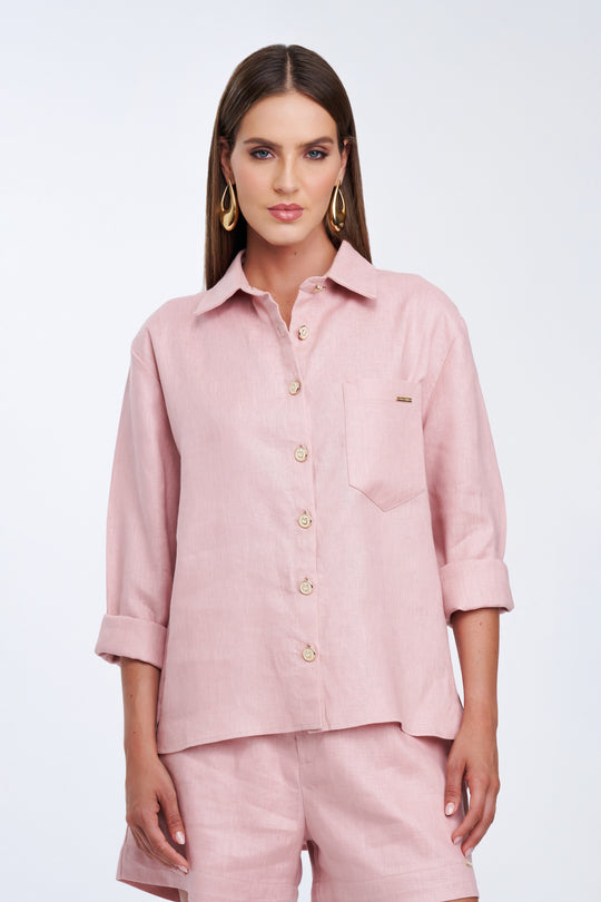Camisa Rosé Atelier