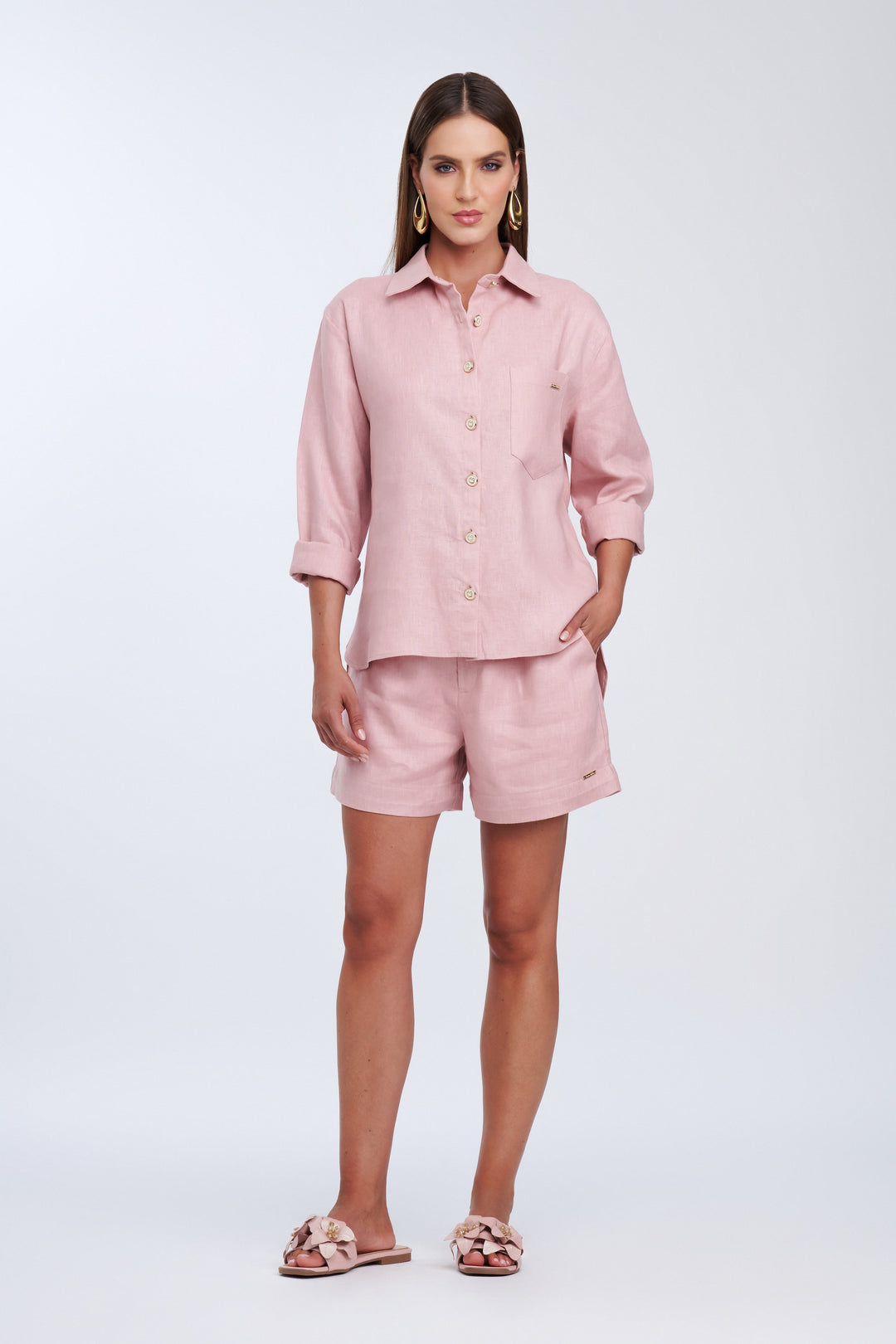 Camisa Rosé Atelier
