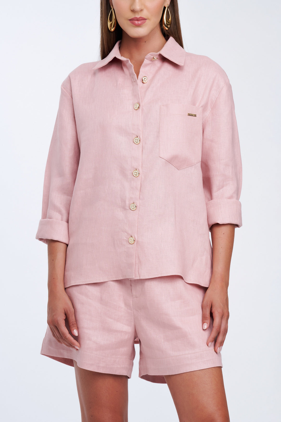 Camisa Rosé Atelier