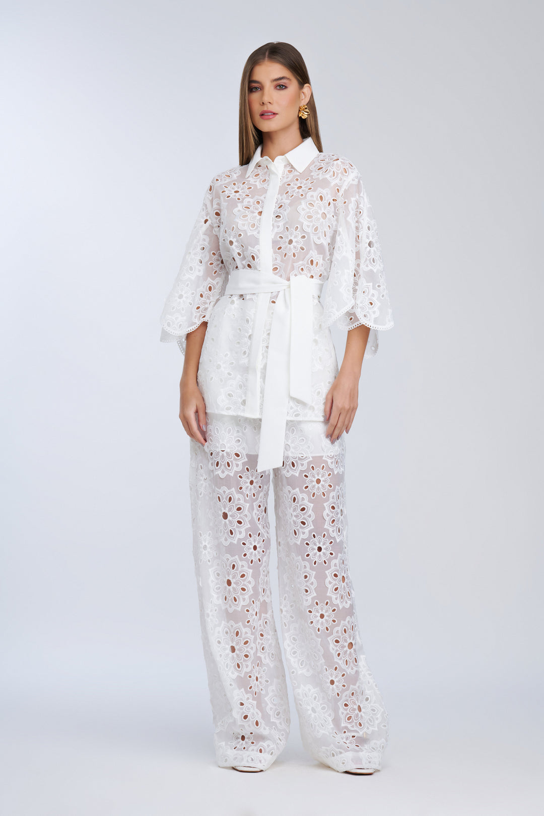 Túnica Fleur Blanche