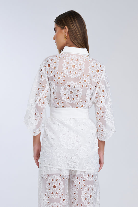 Túnica Fleur Blanche