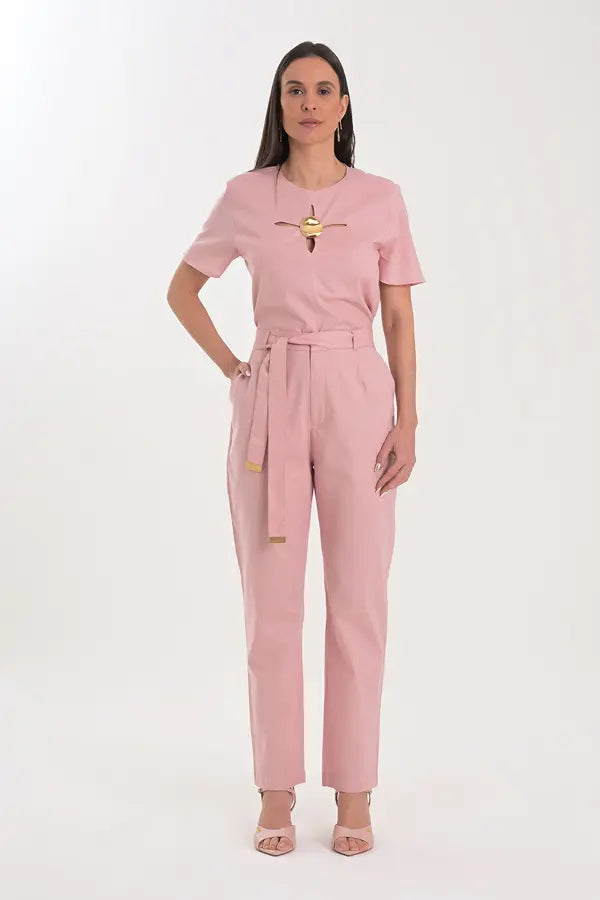 Pantalón Rosa Atelier