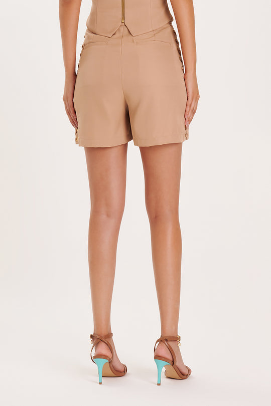 Short Nude Oatmeal