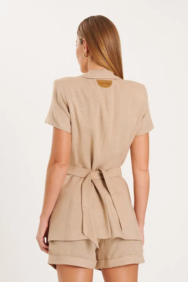 Blazer Sastrero Nude Essence