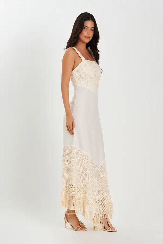 Vestido Ivory Boho Luxe