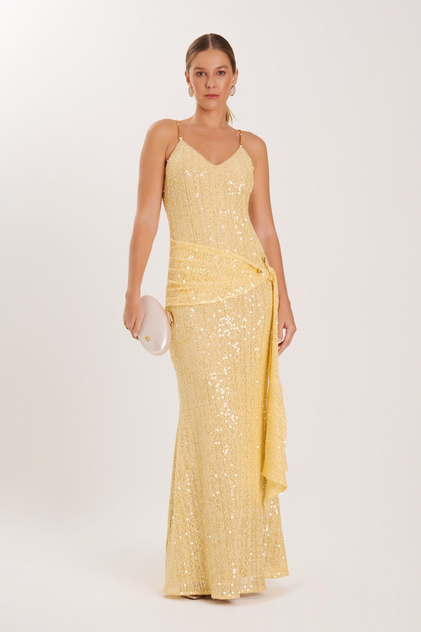 Vestido Amarelo Siciliano
