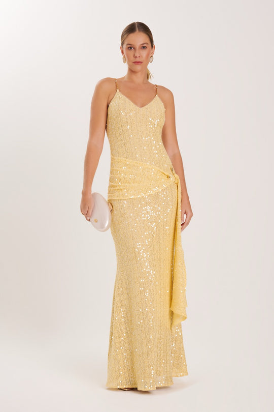Vestido Amarelo Siciliano
