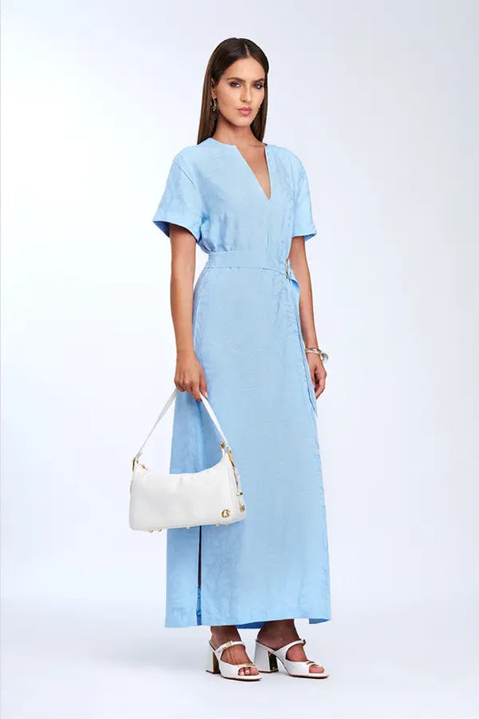 Vestido Long Lumière Bleu