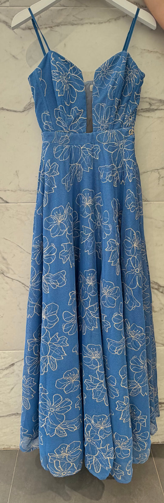 Vestido Azul Paradisiaque