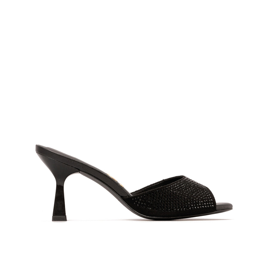Sandalia Mule Negro/Negro