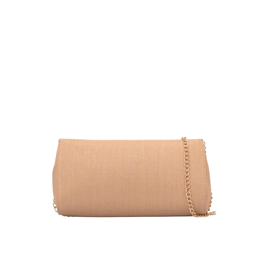 Bolsa CS Club Nude Amendoa/Dorado