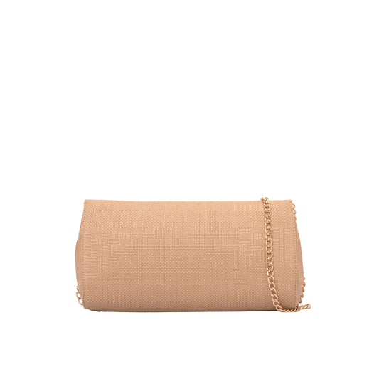 Bolsa CS Club Nude Amendoa/Dorado