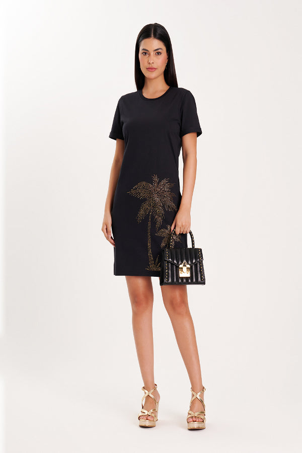 Vestido T-Shirt Negro