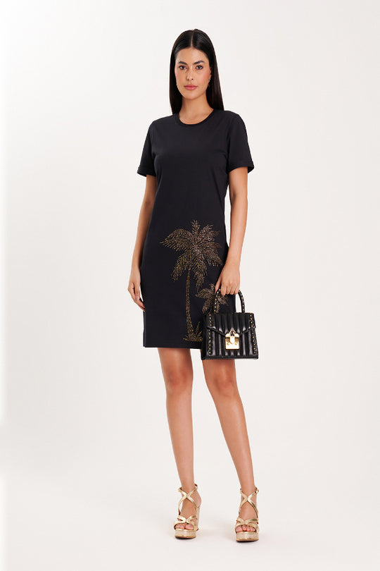 Vestido T-Shirt Negro