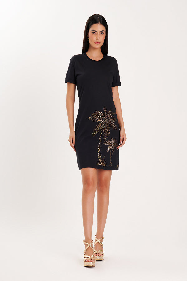 Vestido T-Shirt Negro
