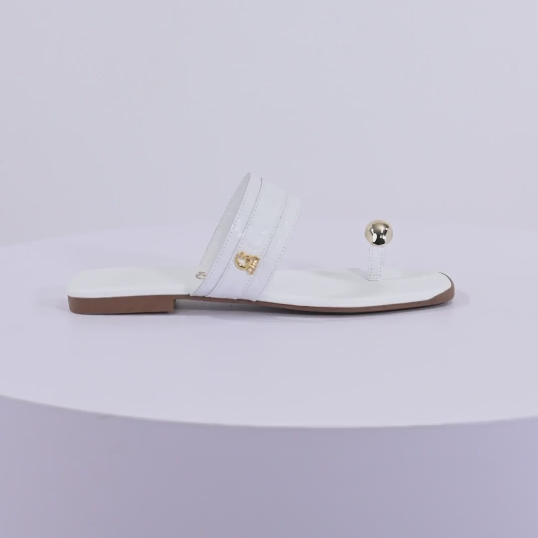 Sandalia Capri Blanca