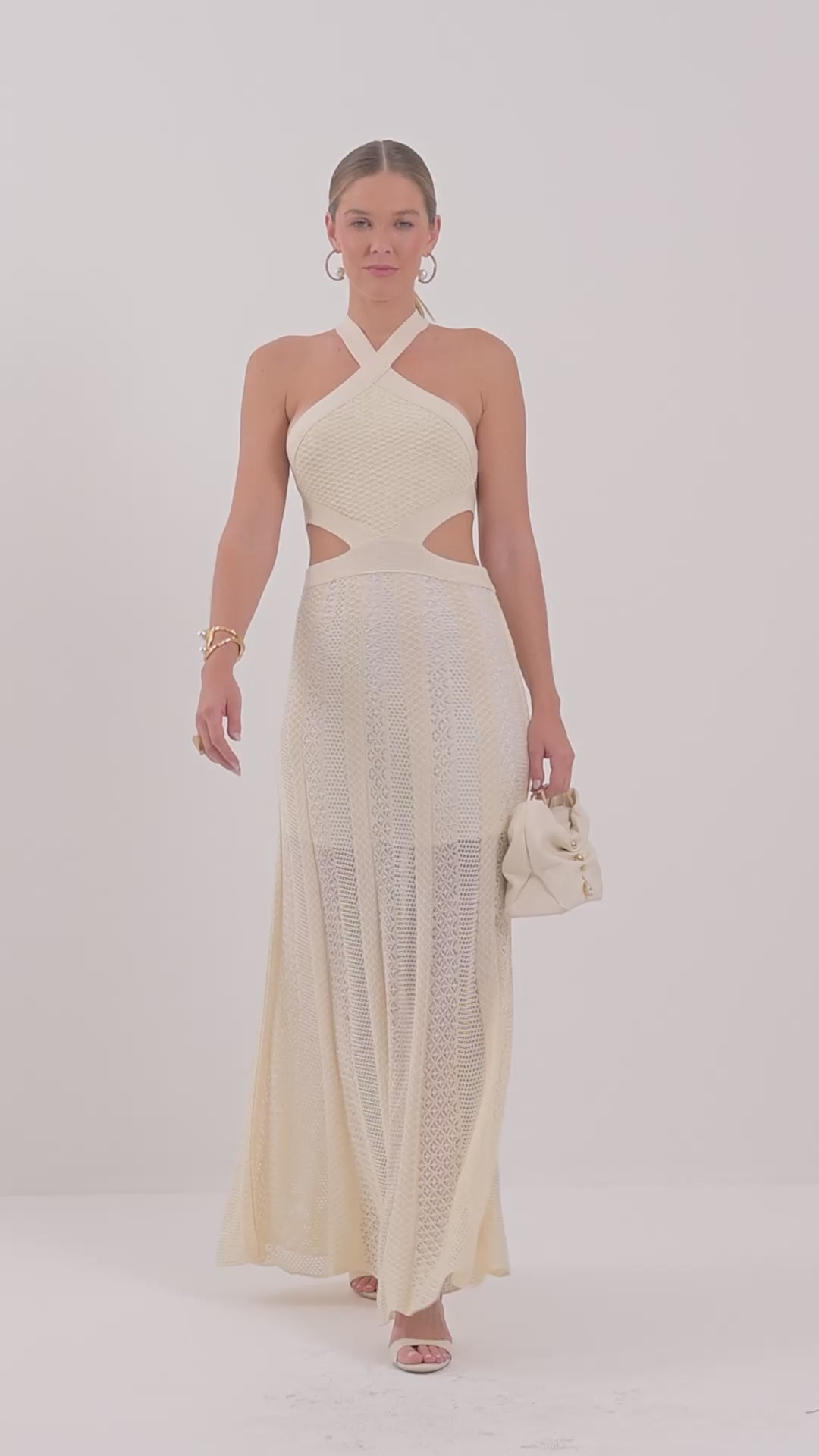 Vestido Blanco Roto Vanilla