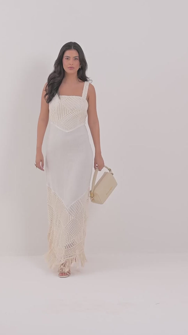 Vestido Ivory Boho Luxe