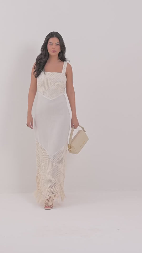 Vestido Ivory Boho Luxe